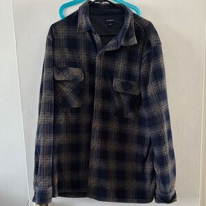 Men's Plaid Jacket - Blue and Brown